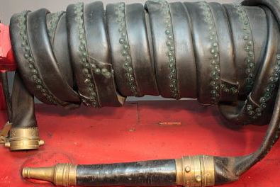 Old riveted hose